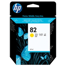  HP Ink No 82 Yellow C4913A